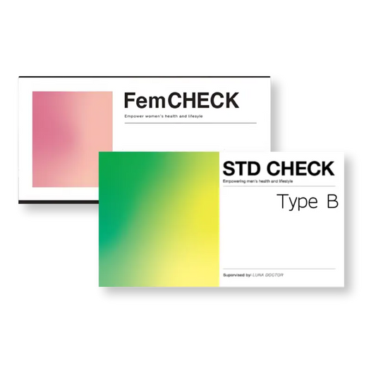 [お得用]性感染症検査キット 「膣用 17項目/のど用 クラミジア・淋病セット」  クーポン対象