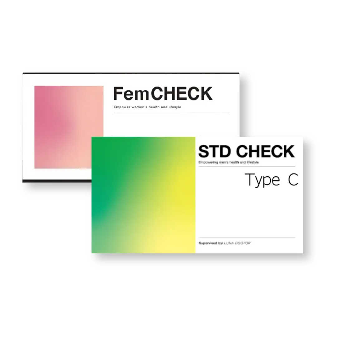 [お得用]/女性用性感染症検査キット 「膣用 17項目/採血用 梅毒・HIVセット」