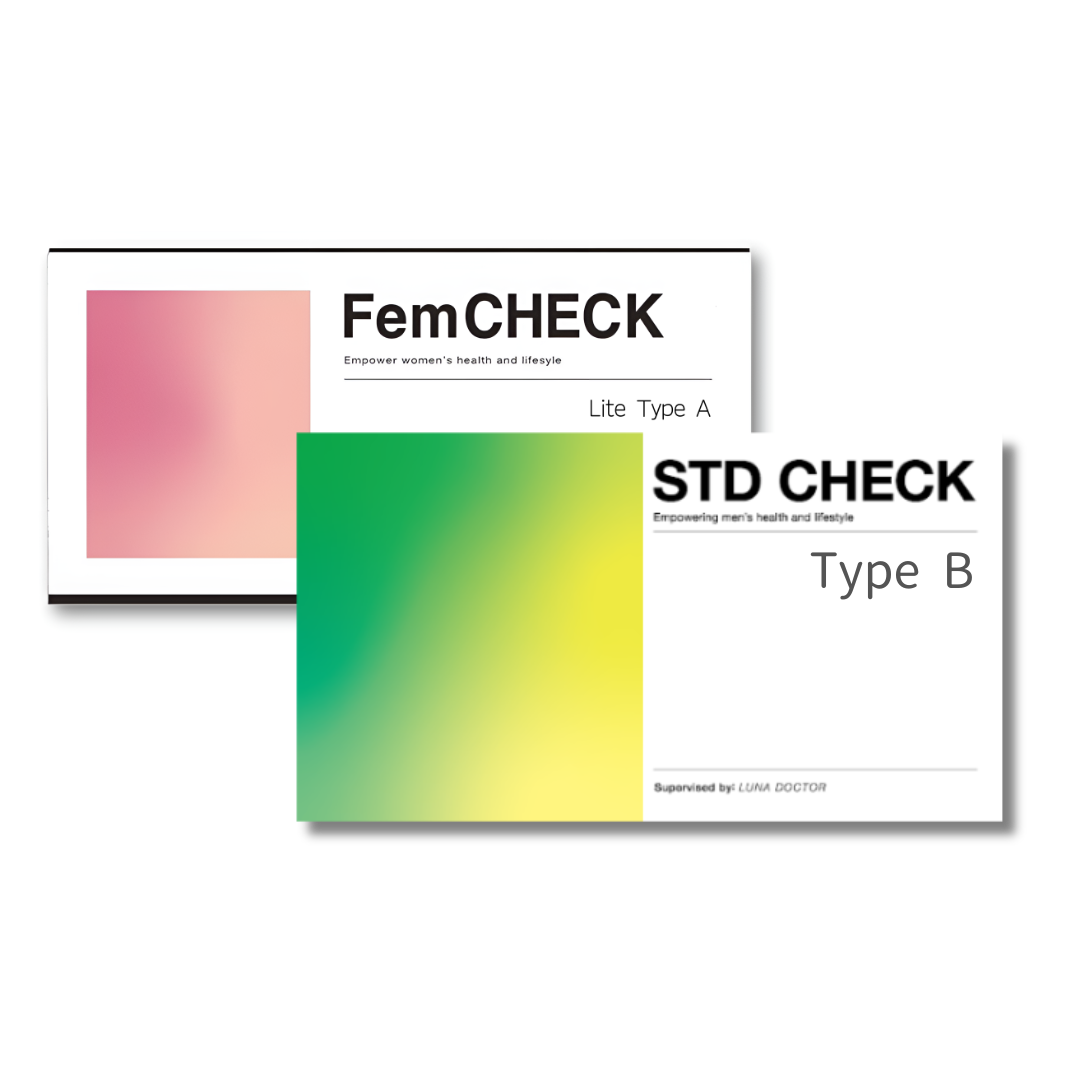 [お得用]/女性用性感染症検査キット 「膣/のど用 クラミジア・淋病セット」