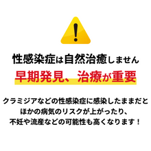 画像をギャラリービューアに読み込む, [お得用]男性用/性感染症検査キット「尿用 6項目/のど用 クラミジア・淋病セット」
