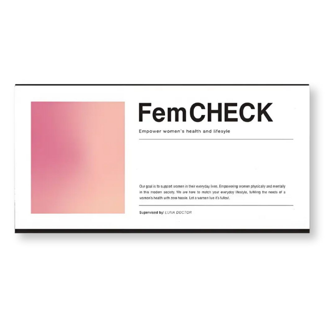 女性用/おりもの/性感染症検査キット 『FemCHECK』【膣用・17項目】（クラミジア・淋菌・トリコモナス・カンジダなど）  クーポン対象