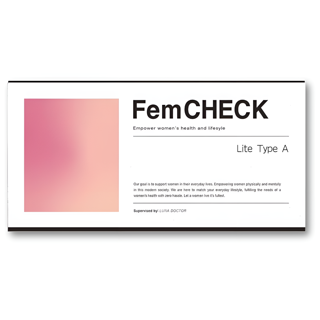女性用/おりもの/性感染症検査キット『 FemCHECK Lite Type_A』【膣用・2項目】 （クラミジア・淋菌）