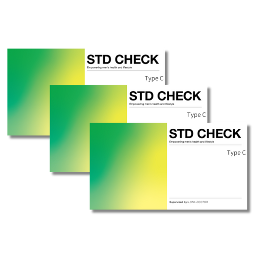 [お得用]男女共用/性感染症検査キット 『STD CHECK Type C』3個セット【指先採血用・2項目】（梅毒・HIV）