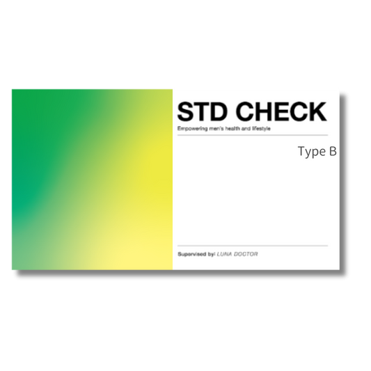 男女共用/性感染症検査キット 『STD CHECK Type B』【のど用・2項目】（クラミジア・淋菌）